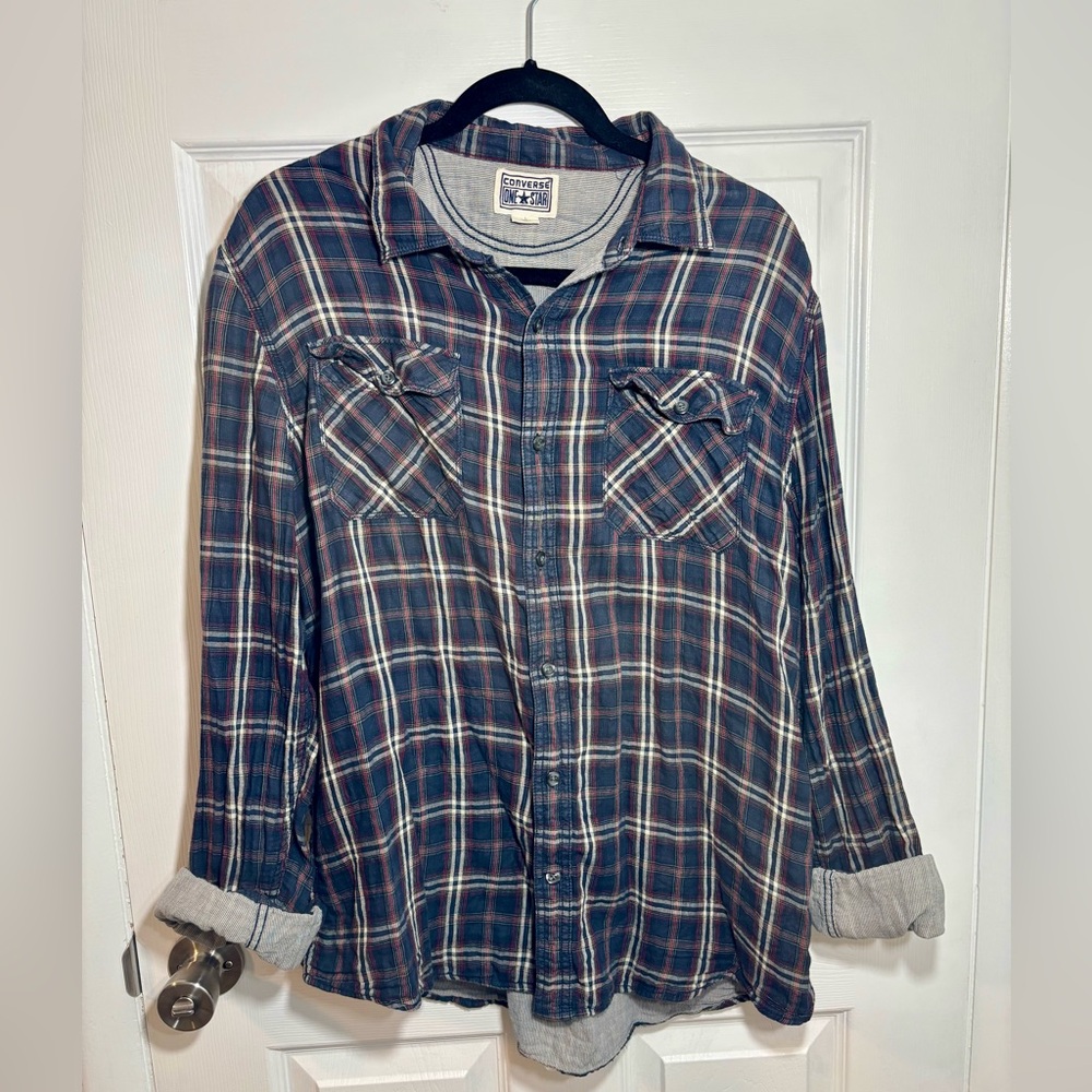 Converse Button Up Skater Tee